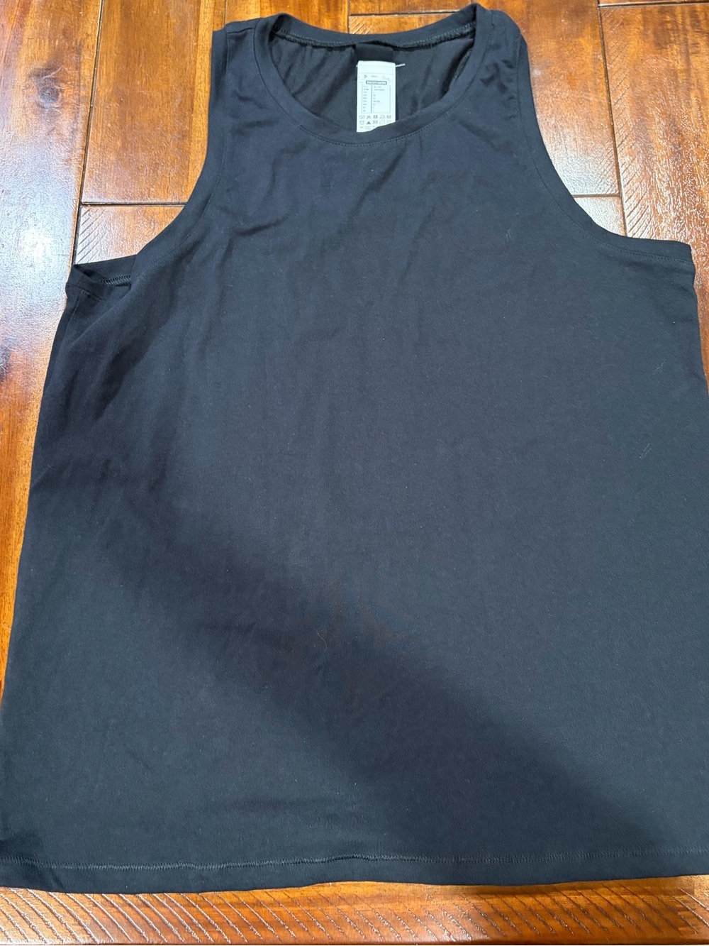 Men's Black Decathlon Tank Top — Classic Sleeveless Tee